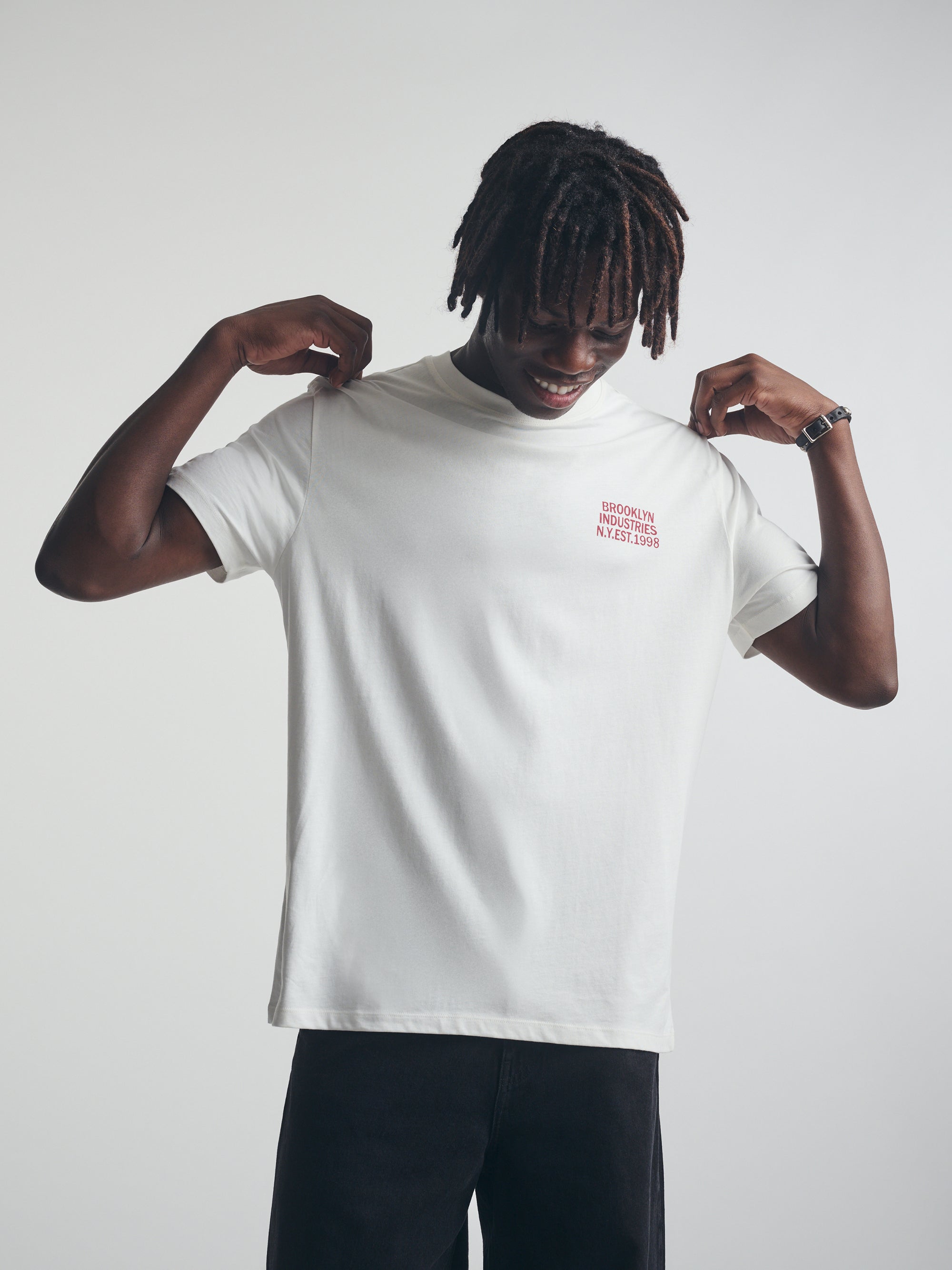 Men's Brooklyn T-Shirt In Antique White