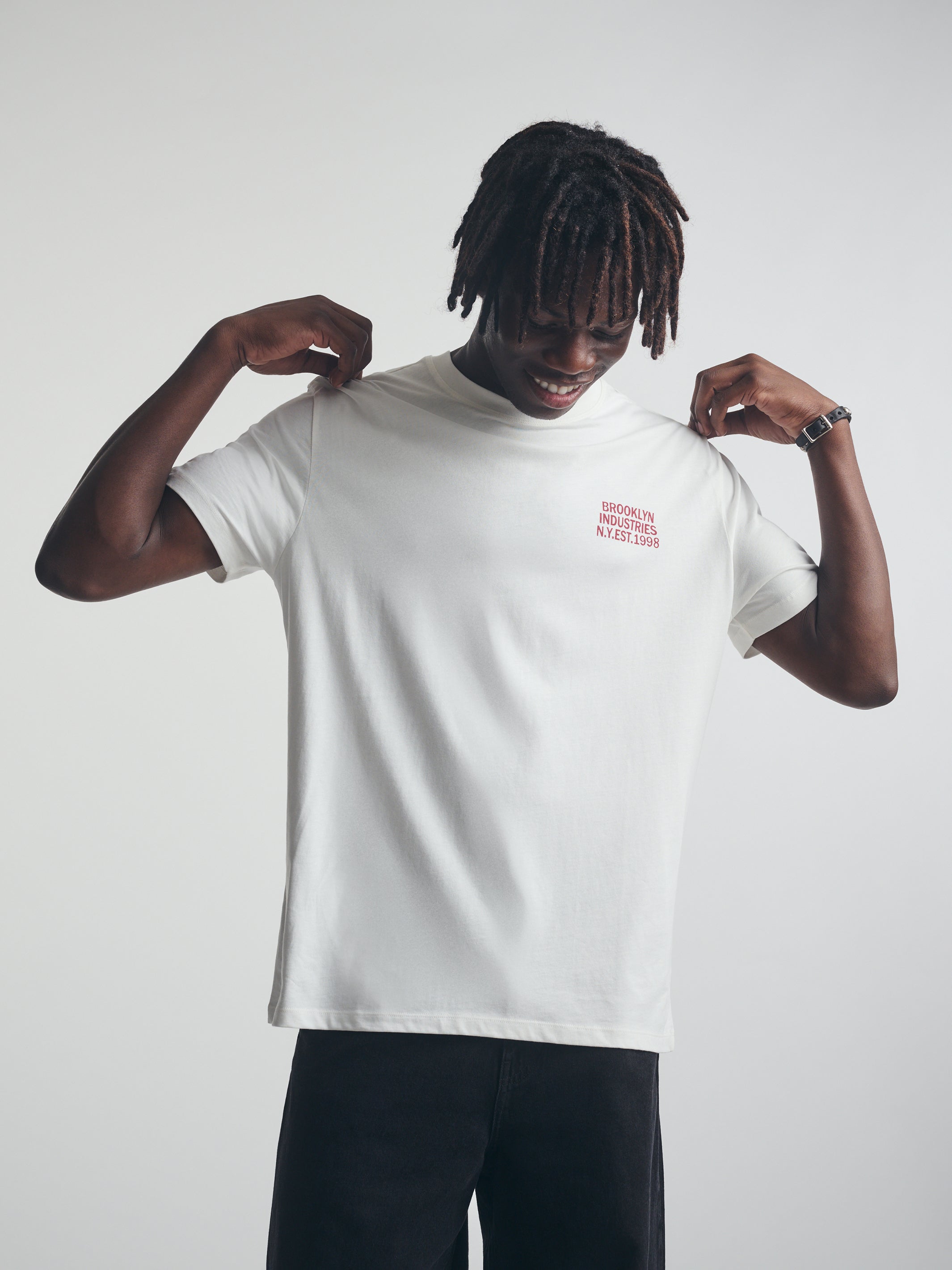 Men's Brooklyn T-Shirt In Antique White