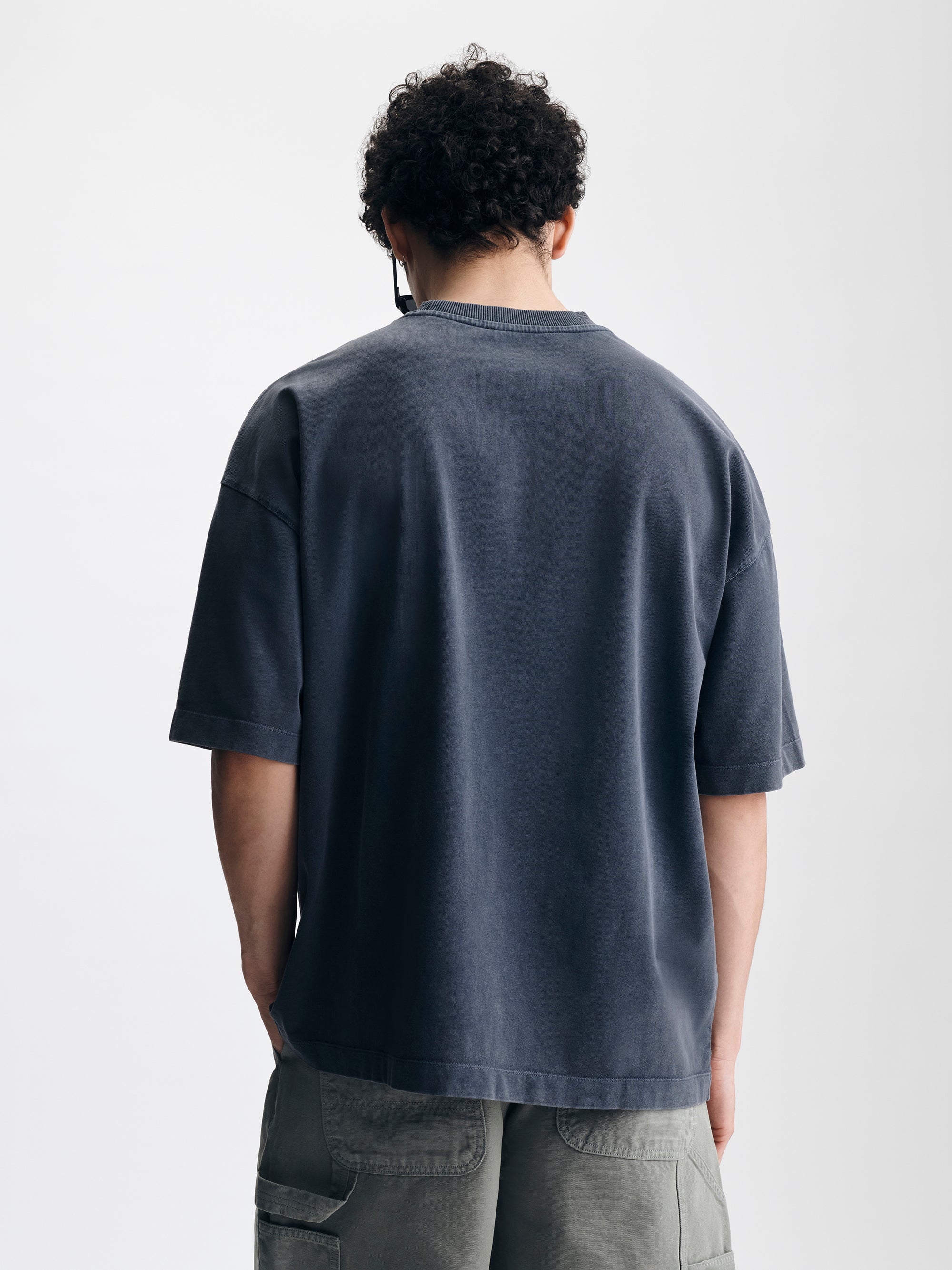 Men's Oversized Brooklyn T-Shirt in Ombre Blue - BROOKLYN INDUSTRIES
