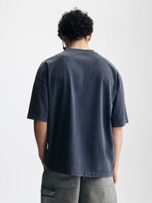 Men's Oversized Brooklyn T-Shirt in Ombre Blue - BROOKLYN INDUSTRIES