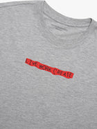 Men's Live Work Create T-Shirt in Mid Grey Melange