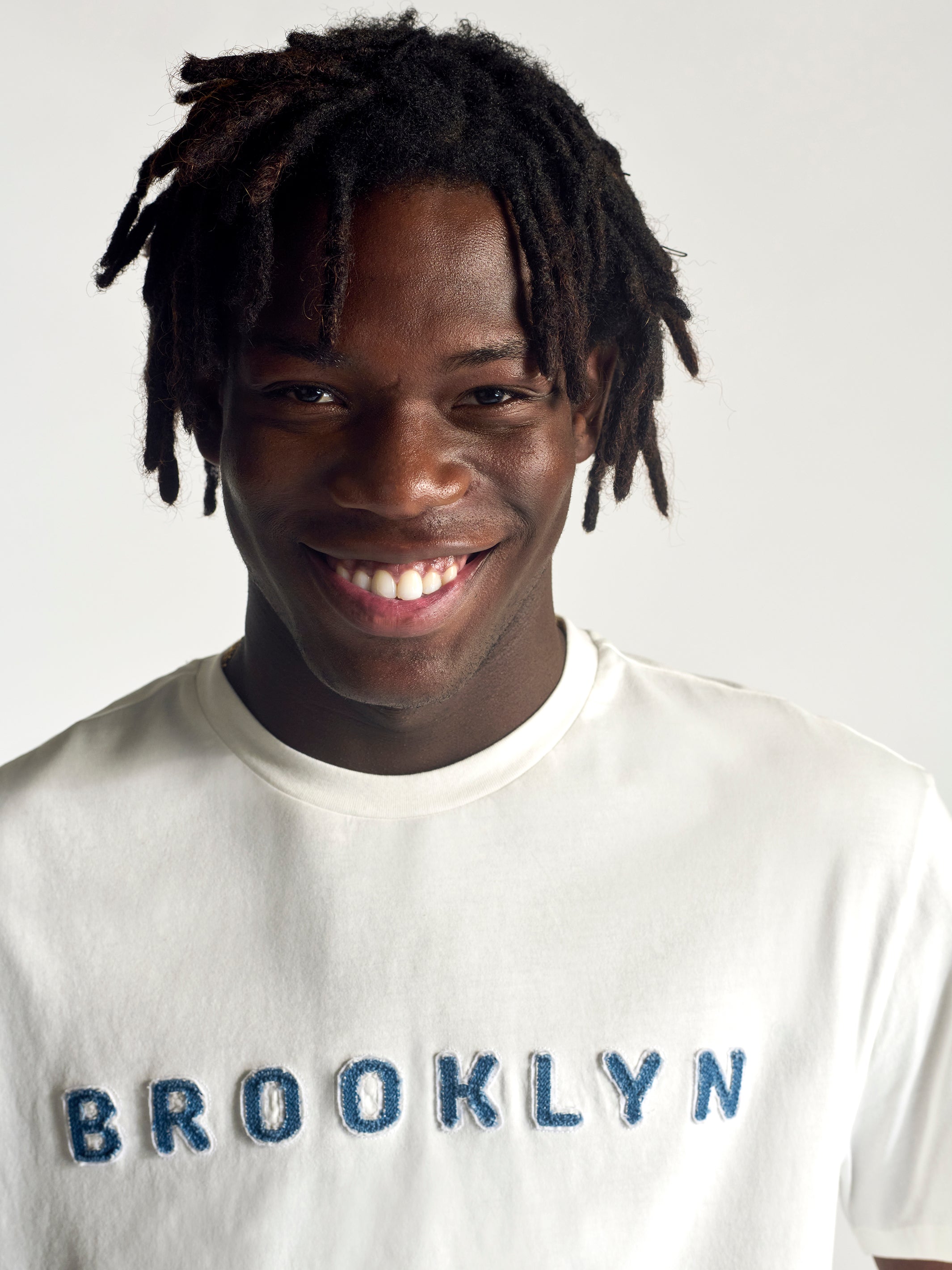 Men's Brooklyn T-Shirt In Antique White - BROOKLYN INDUSTRIES