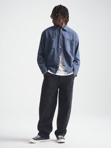 Men's Shacket in Blueberry - BROOKLYN INDUSTRIES