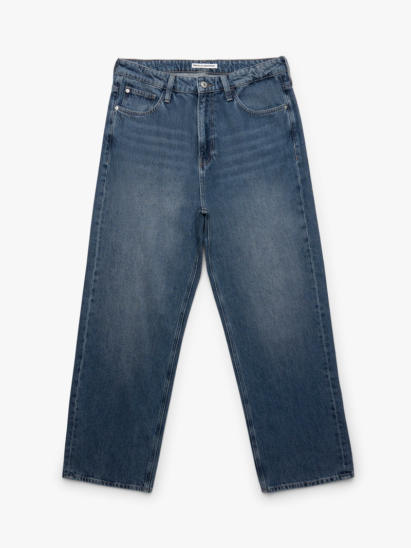Men's Loose Jeans in Indigo Tinted Street Denim