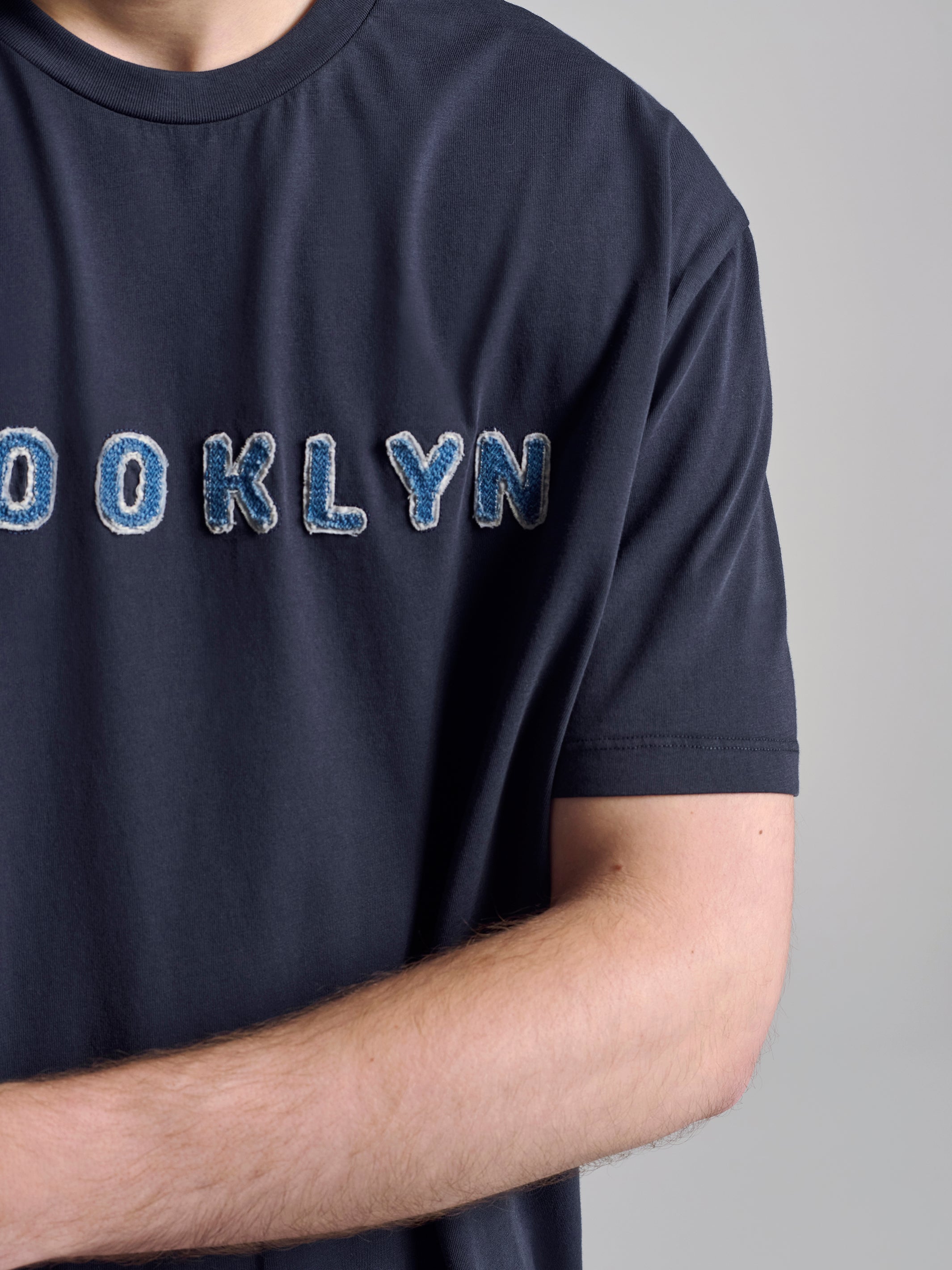 Men's Brooklyn T-Shirt In Total Eclipse - BROOKLYN INDUSTRIES