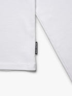 Women's Cropped Henley T-Shirt in White