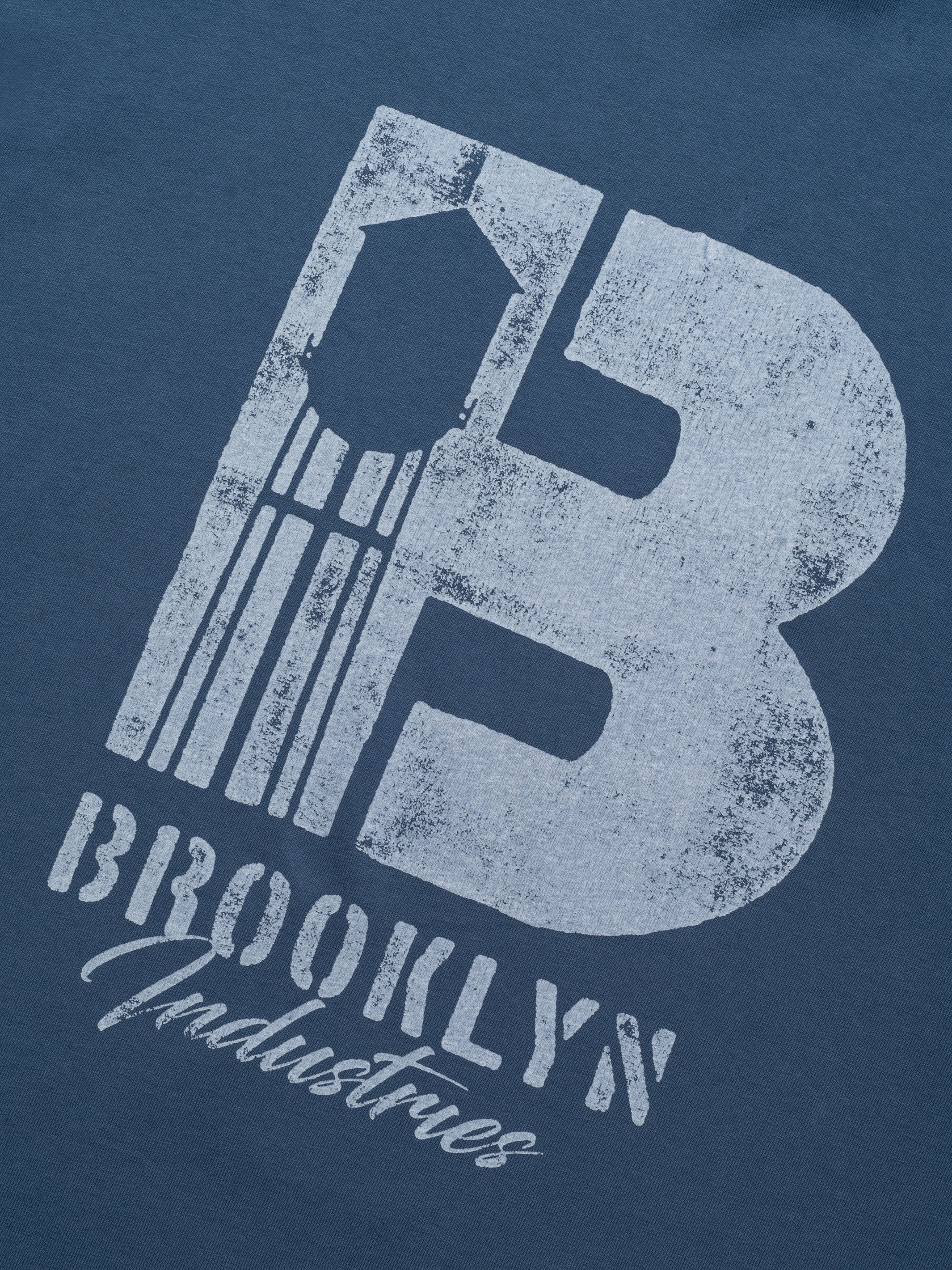 Men's Brooklyn Vintage T-Shirt In Dark Denim - BROOKLYN INDUSTRIES