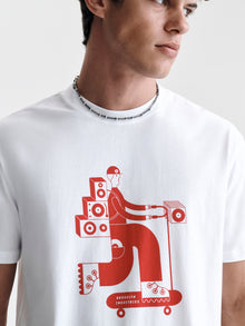 Men's Brooklyn Sound T-Shirt in White - BROOKLYN INDUSTRIES