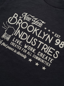 Women's Brooklyn 1998 T-Shirt In Black - BROOKLYN INDUSTRIES