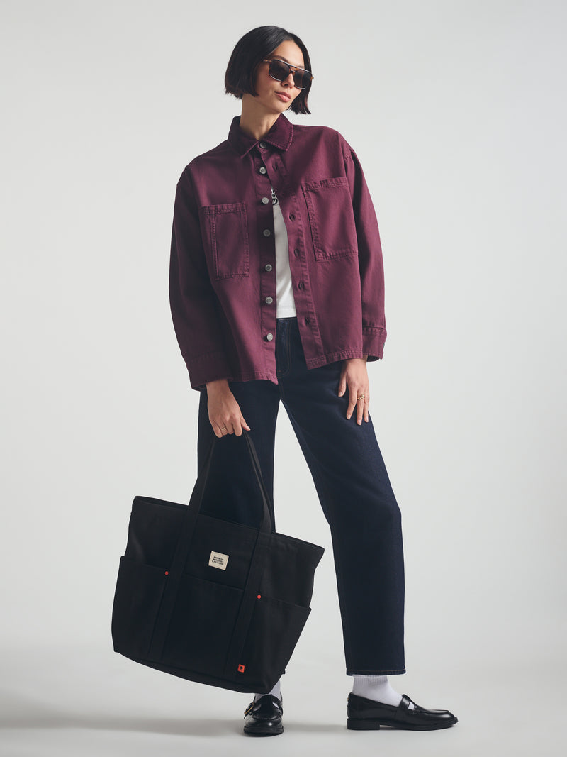 Women's Overshirt in Windsor Wine