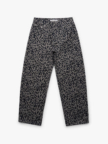 Women's Barrel Pants in Smoke Leo Twill