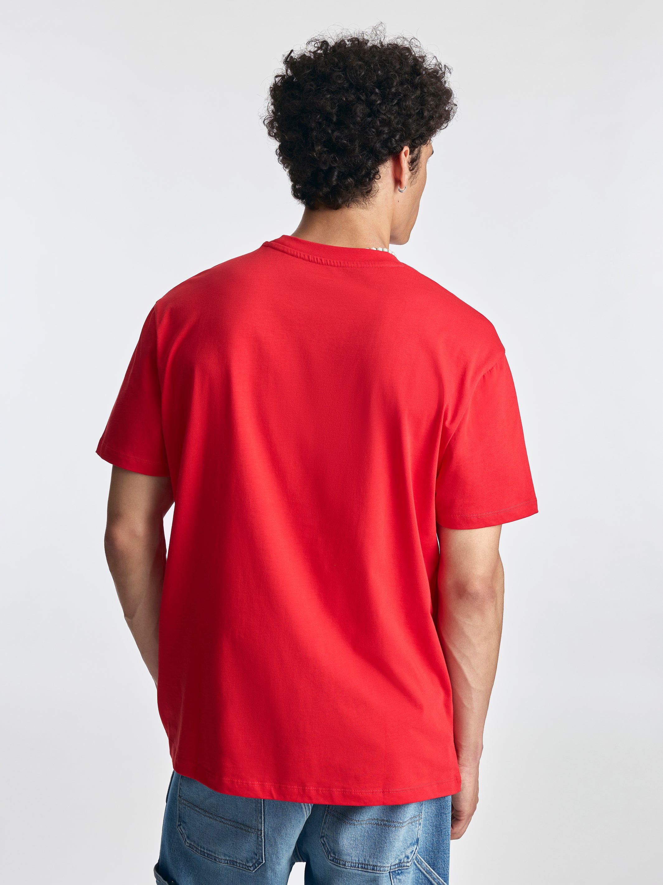 Men's Brooklyn T-Shirt in Goji Berry - BROOKLYN INDUSTRIES