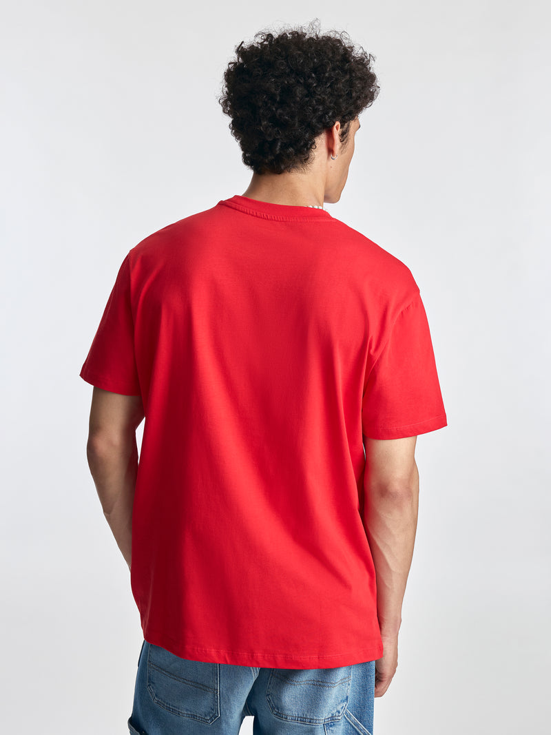 Men's Brooklyn T-Shirt in Goji Berry - BROOKLYN INDUSTRIES