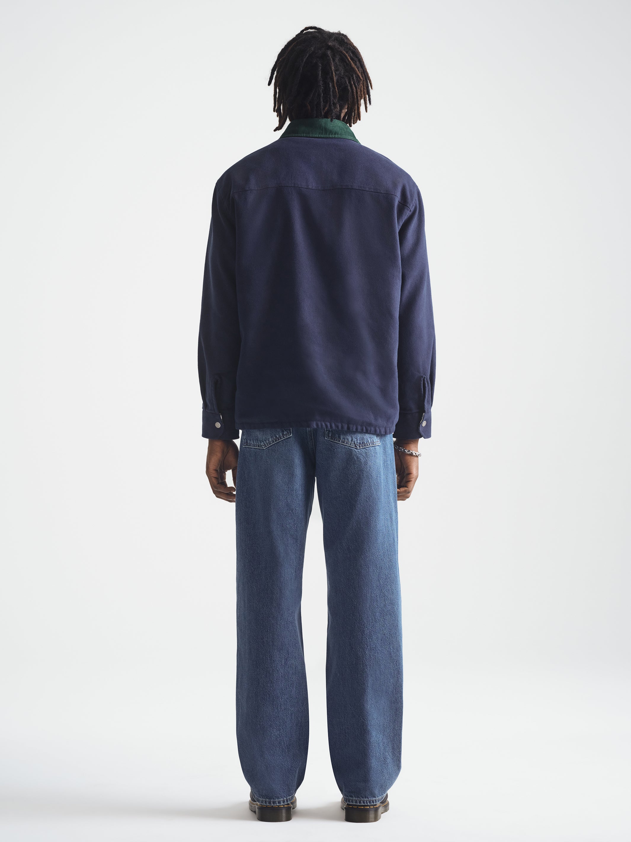 Men's Brooklyn Trucker Jacket in Dark Sapphire - BROOKLYN INDUSTRIES