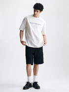 Men's Live Work Create T-Shirt in White Onyx - BROOKLYN INDUSTRIES