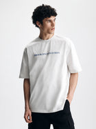 Men's Live Work Create T-Shirt in White Onyx - BROOKLYN INDUSTRIES