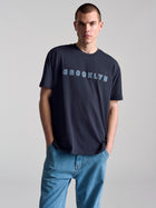 Men's Brooklyn T-Shirt In Total Eclipse - BROOKLYN INDUSTRIES