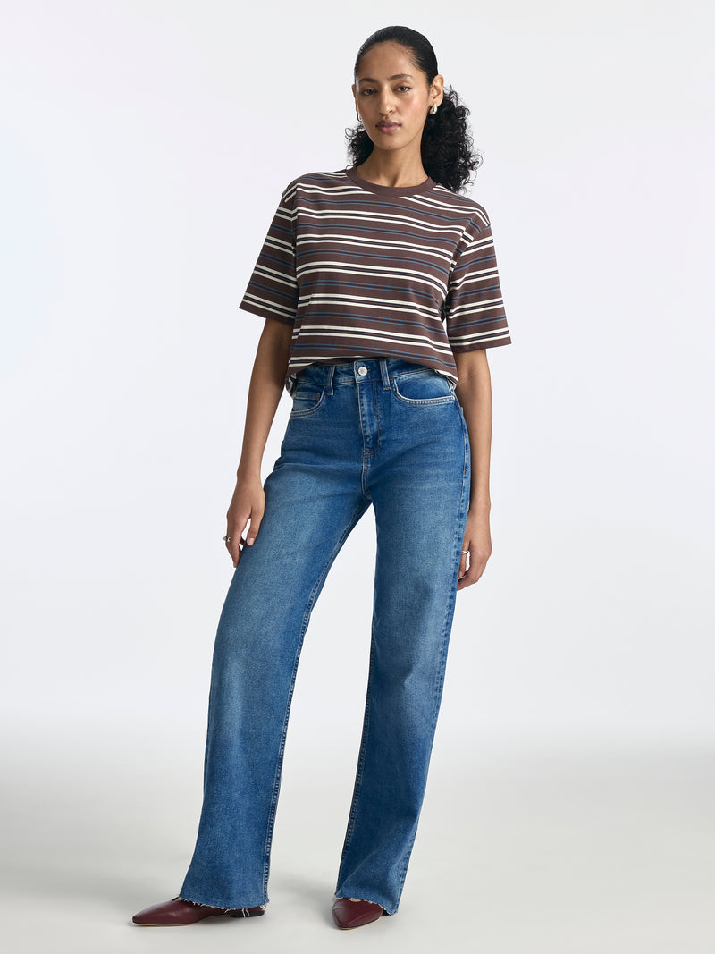 Park High Rise Wide Leg Jeans in Indigo Denim - BROOKLYN INDUSTRIES