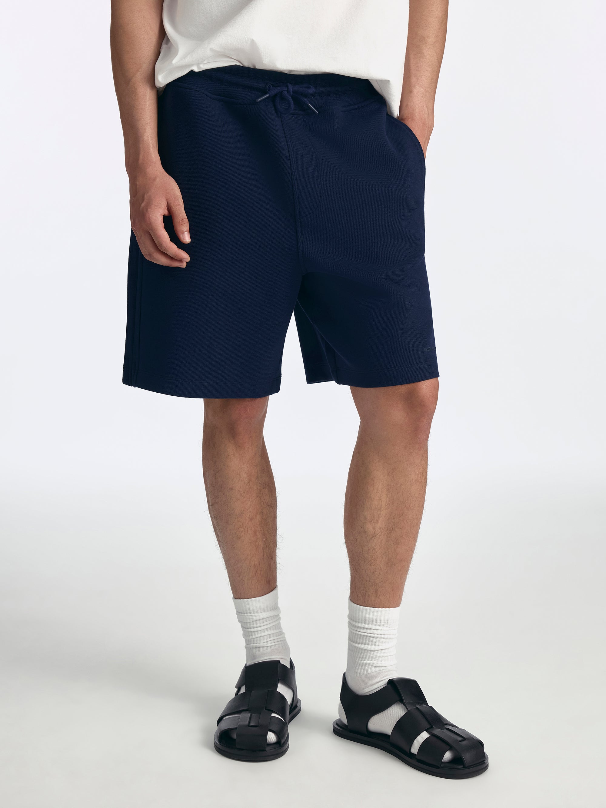 Men's Woven Shorts in Black Iris - BROOKLYN INDUSTRIES