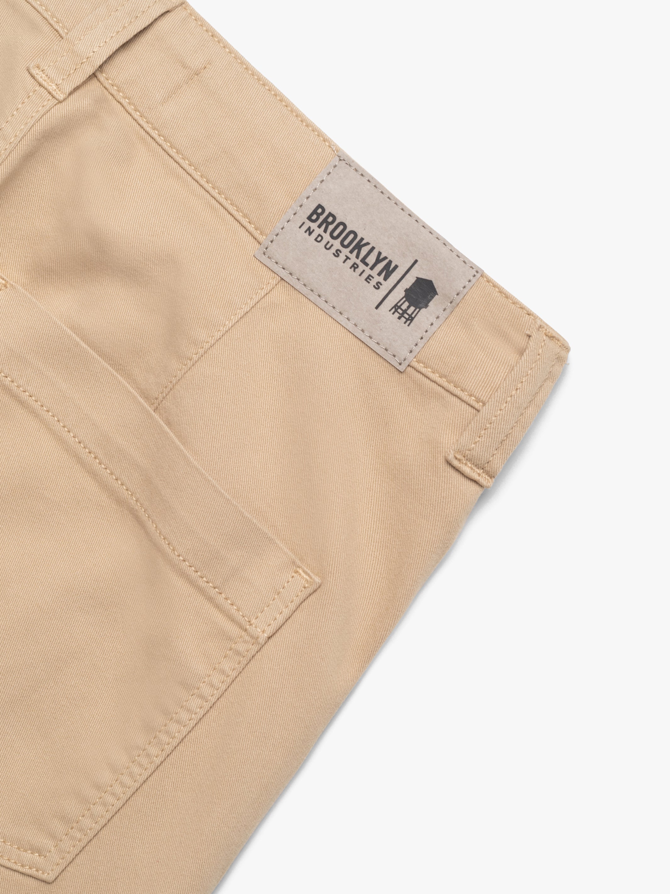 Women's Chino Pant In Brown Twill - BROOKLYN INDUSTRIES