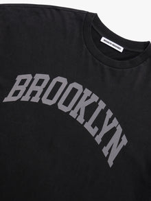 Men's Brooklyn Acid Washed T-Shirt in Black