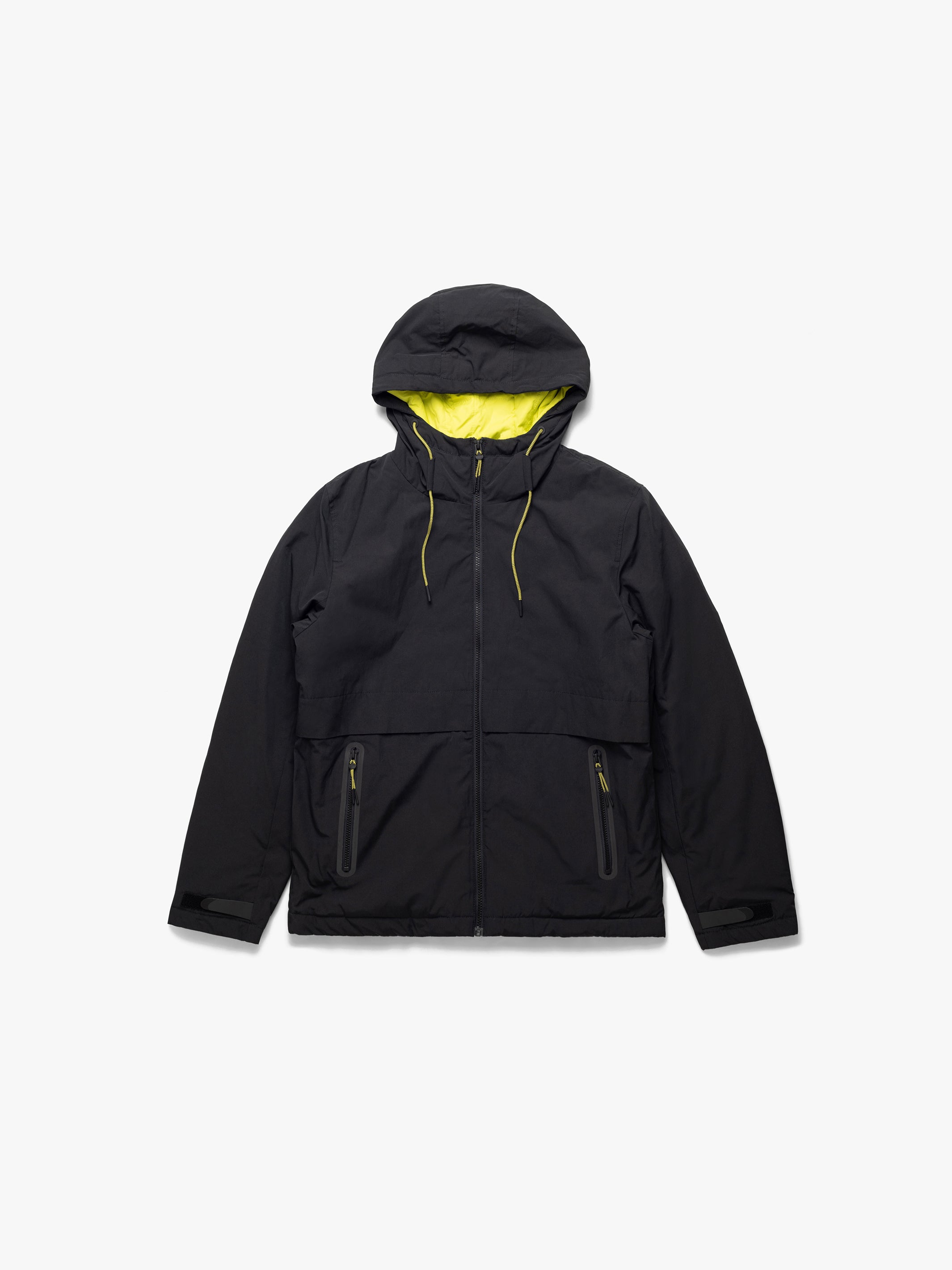 Men's Hooded Jacket In Black - BROOKLYN INDUSTRIES