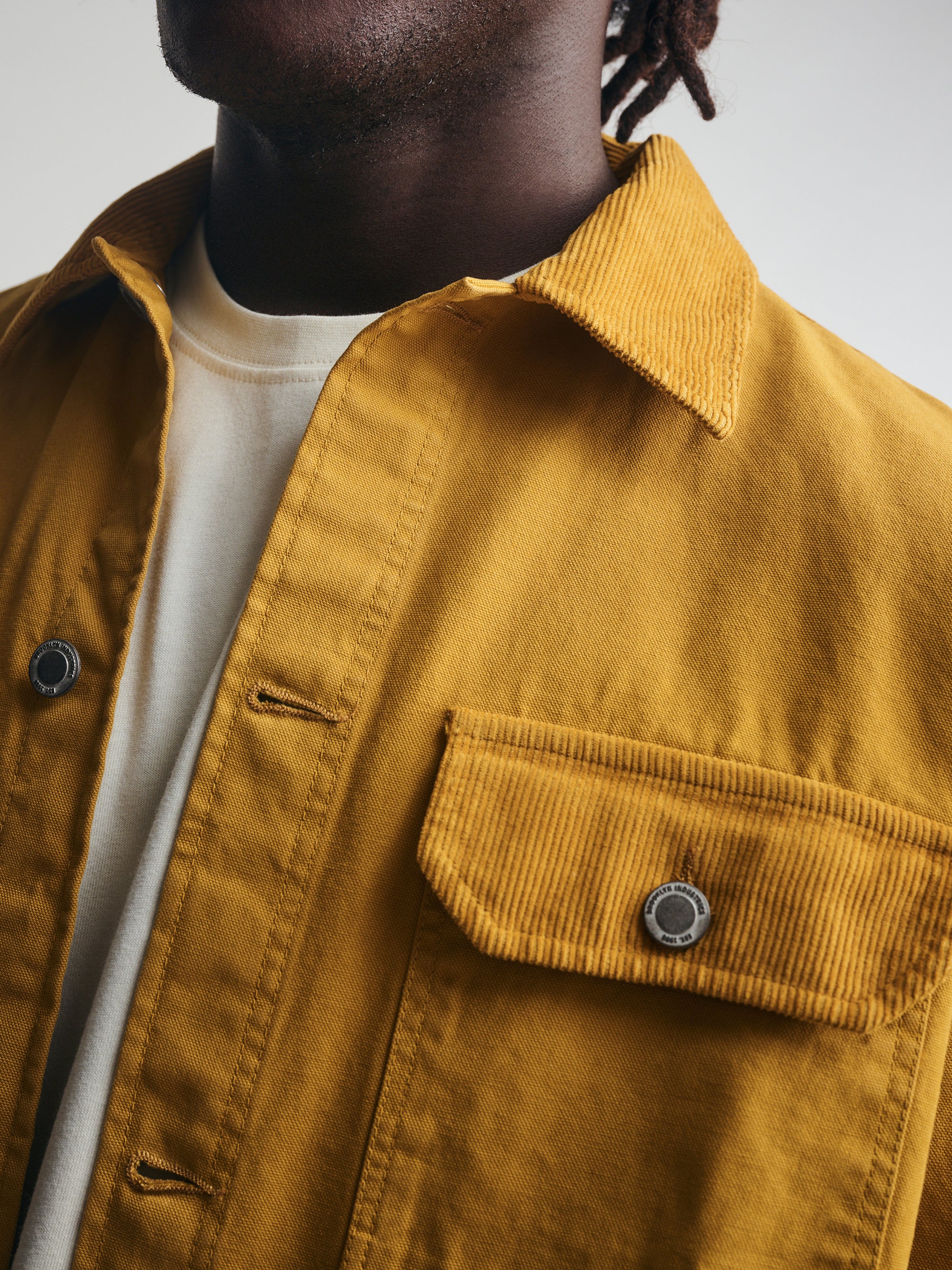 Men's Utility Shacket in Chai - BROOKLYN INDUSTRIES