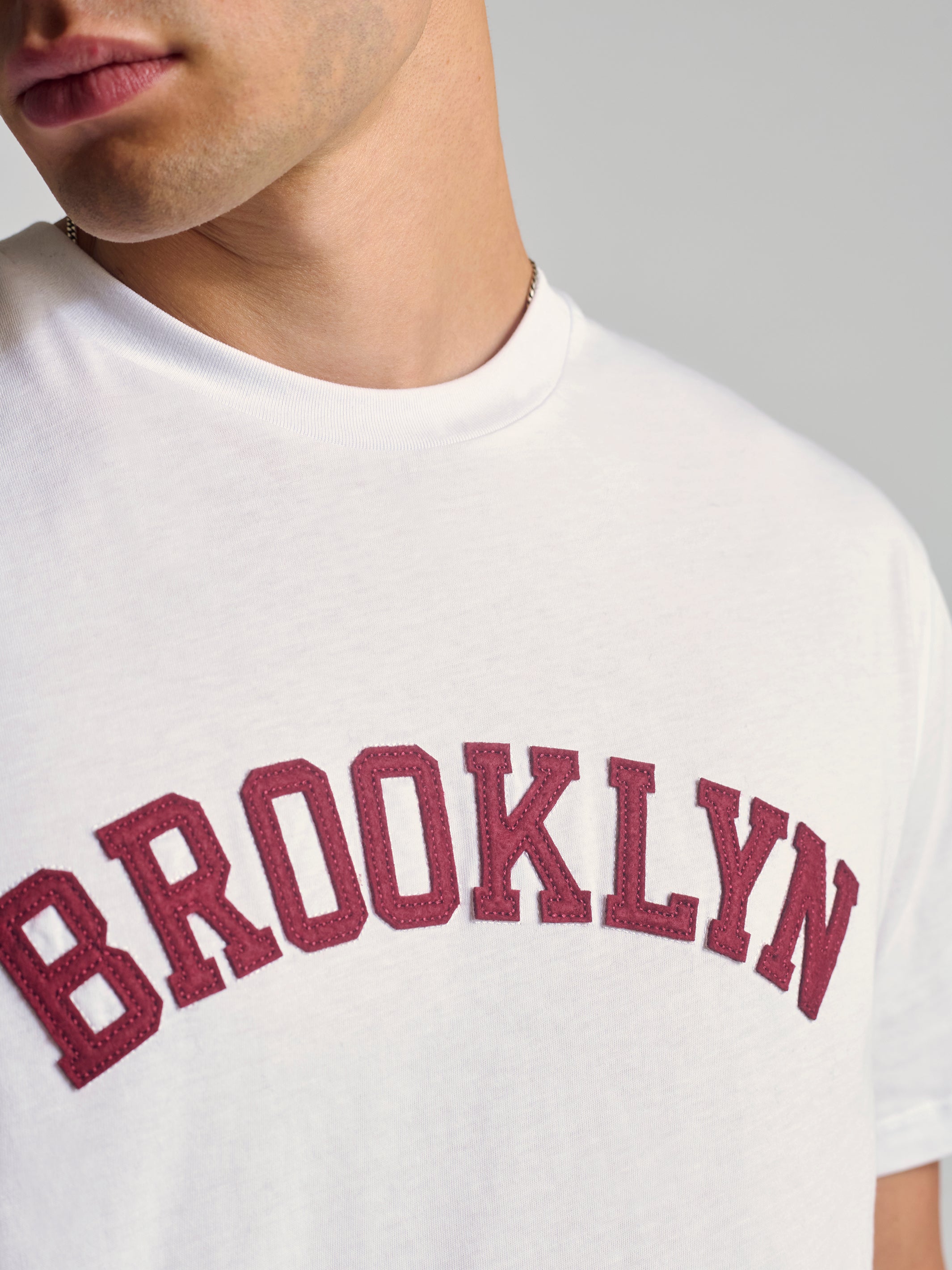 Men's Brooklyn T-Shirt In White - BROOKLYN INDUSTRIES