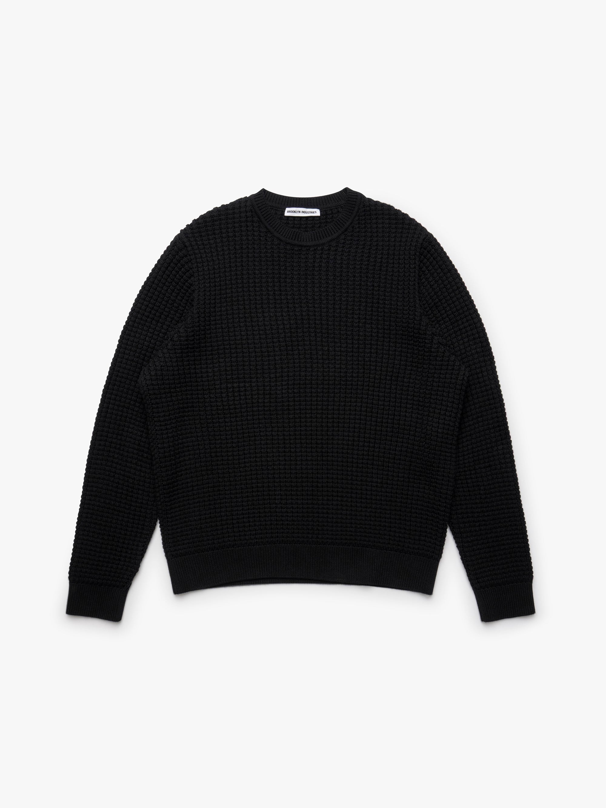 Men's Crew Neck Sweater in Black