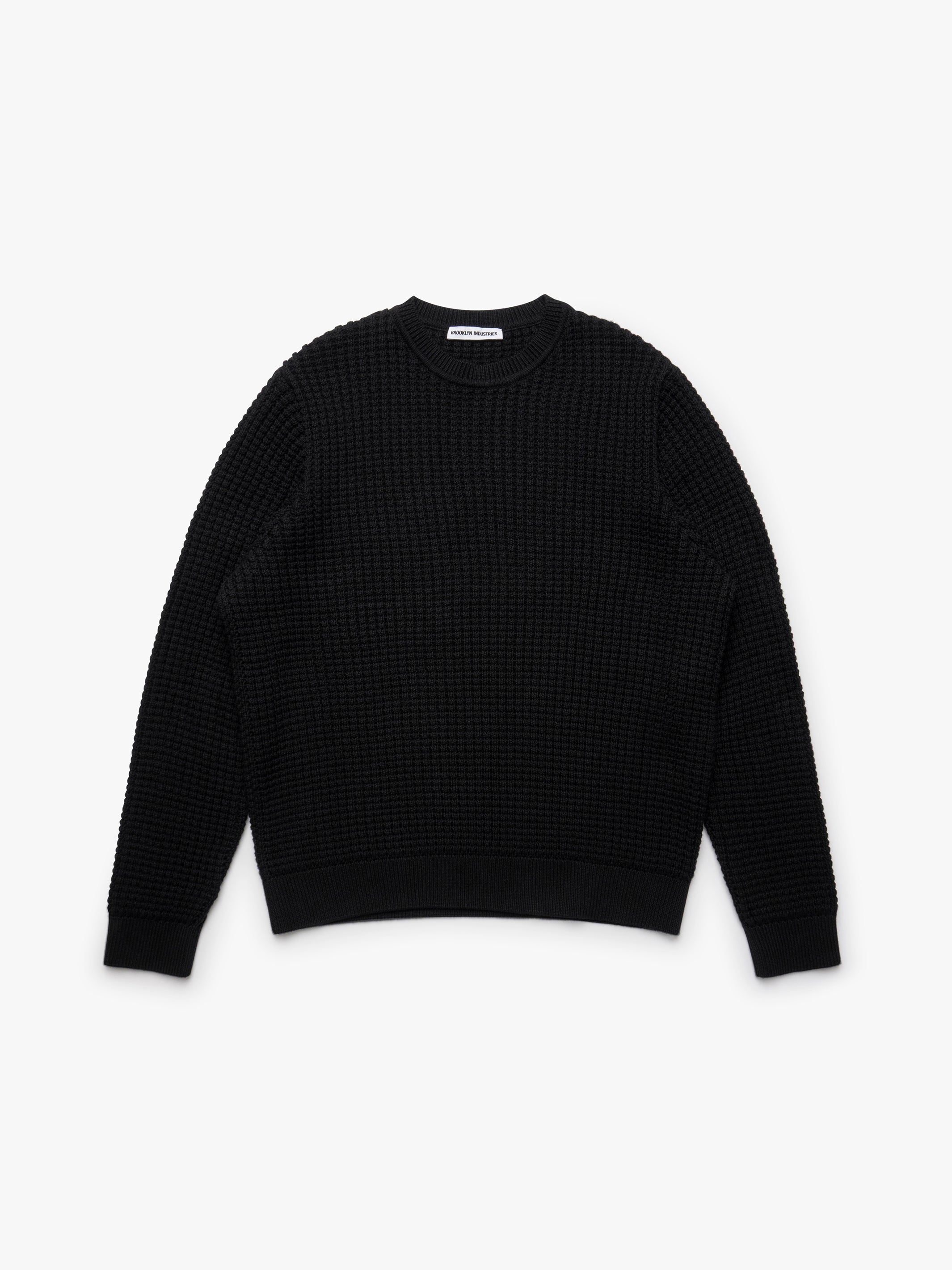 Men's Crew Neck Sweater in Black