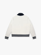 Women's Half Zip Sweater in Antique White - BROOKLYN INDUSTRIES