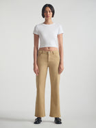 Women's Ribbed Cropped T-Shirt in White