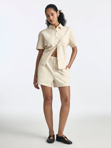 Women's Shorts in Sandshell - BROOKLYN INDUSTRIES