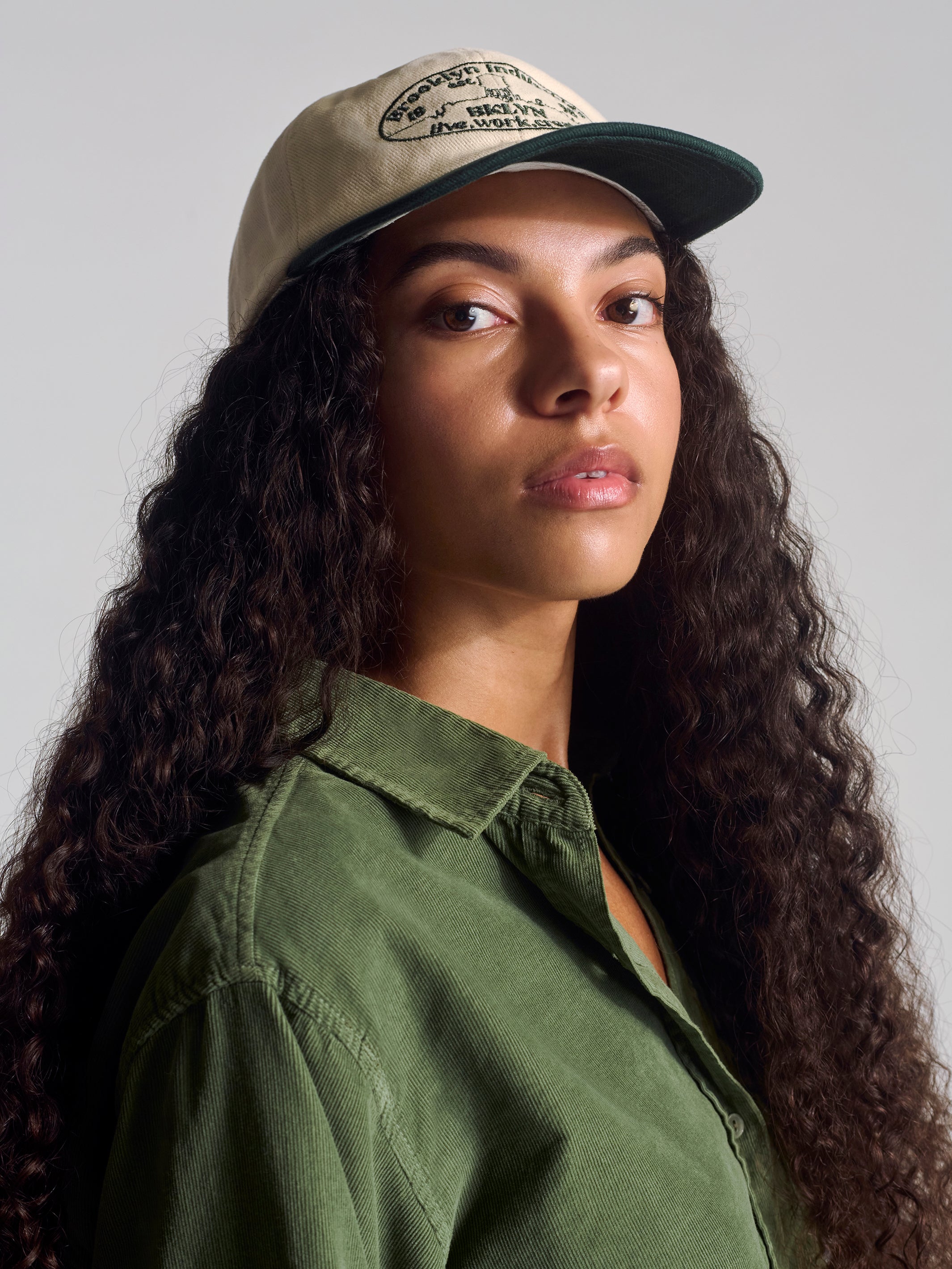 BKI Logo Cap in Beige - BROOKLYN INDUSTRIES