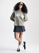 Women's Brooklyn T-Shirt in Shadow - BROOKLYN INDUSTRIES