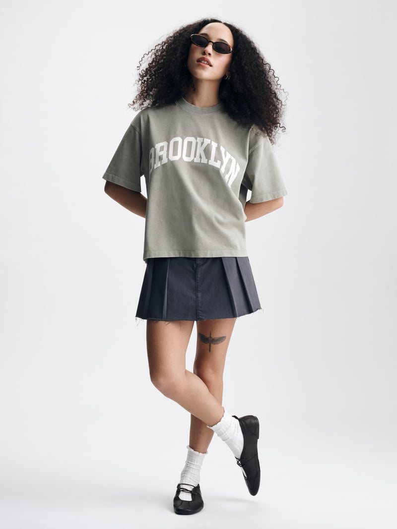 Women's Brooklyn T-Shirt in Shadow - BROOKLYN INDUSTRIES