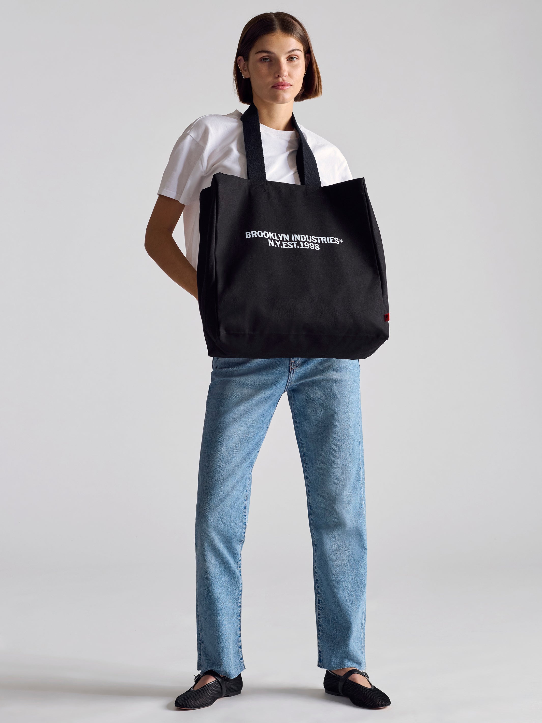 Brooklyn 1998 Tote Bag in Black - BROOKLYN INDUSTRIES