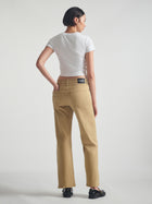 Women's Ribbed Cropped T-Shirt in White