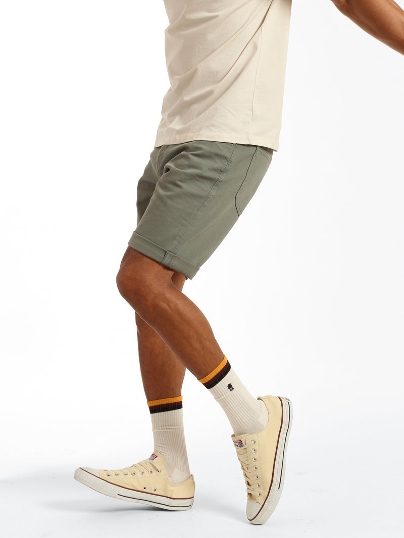 Midwood Shorts in Agave Green Comfort - BROOKLYN INDUSTRIES