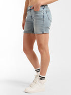 Crown Boyfriend Shorts in Light Brushed Denim - BROOKLYN INDUSTRIES