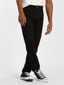 Bedford Slim Leg Jeans in Black Denim - BROOKLYN INDUSTRIES