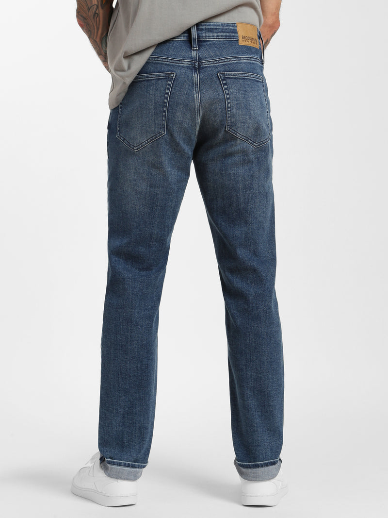 Franklin Athletic Fit Jeans in Light Foggy Denim - BROOKLYN INDUSTRIES