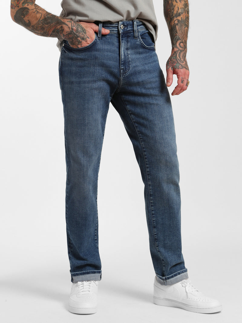 Franklin Athletic Fit Jeans in Light Foggy Denim - BROOKLYN INDUSTRIES