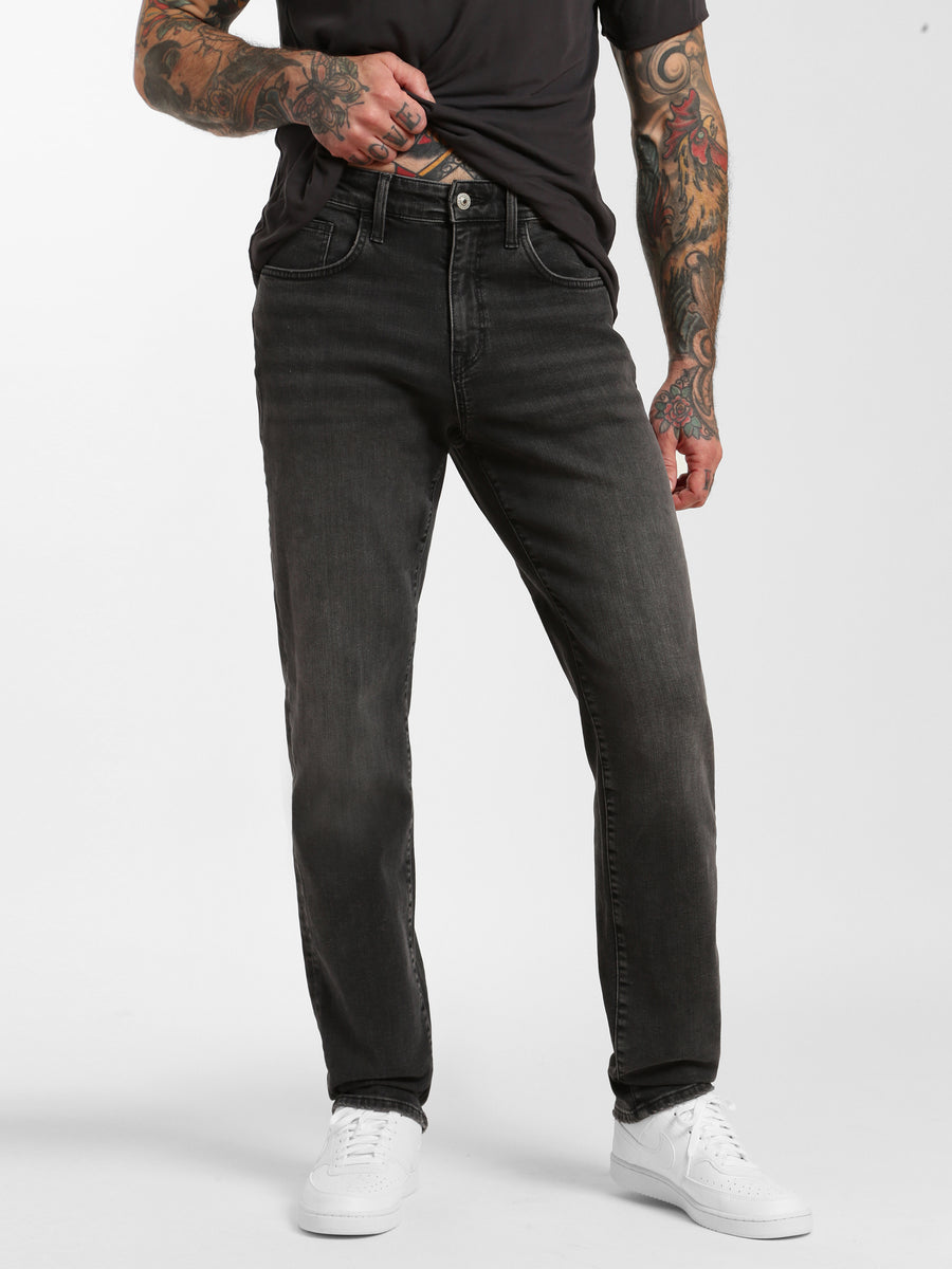 Franklin Athletic Fit Jeans in Mid Smoke Denim - BROOKLYN INDUSTRIES