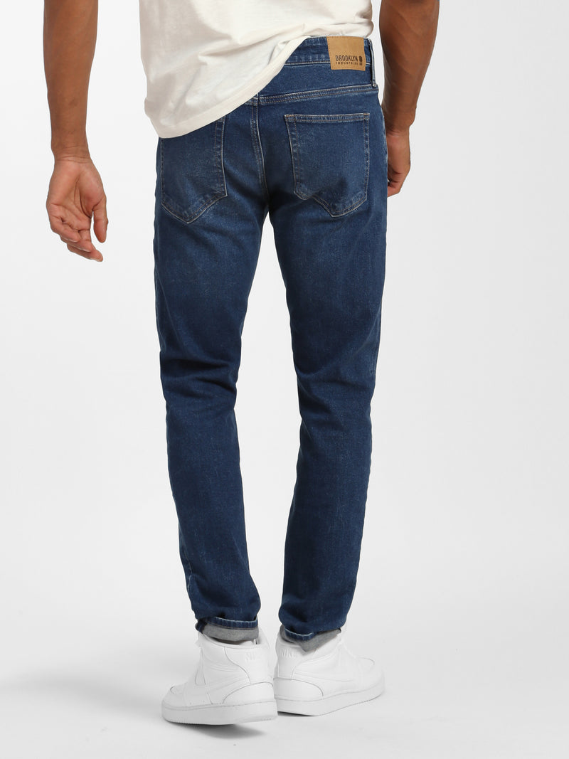 Clark Skinny Jeans in Dark Denim - BROOKLYN INDUSTRIES