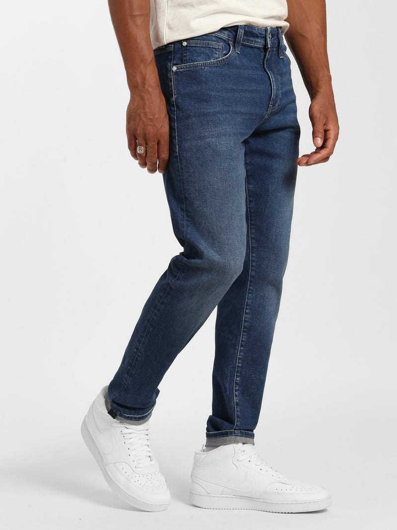 Clark Skinny Jeans in Dark Denim - BROOKLYN INDUSTRIES