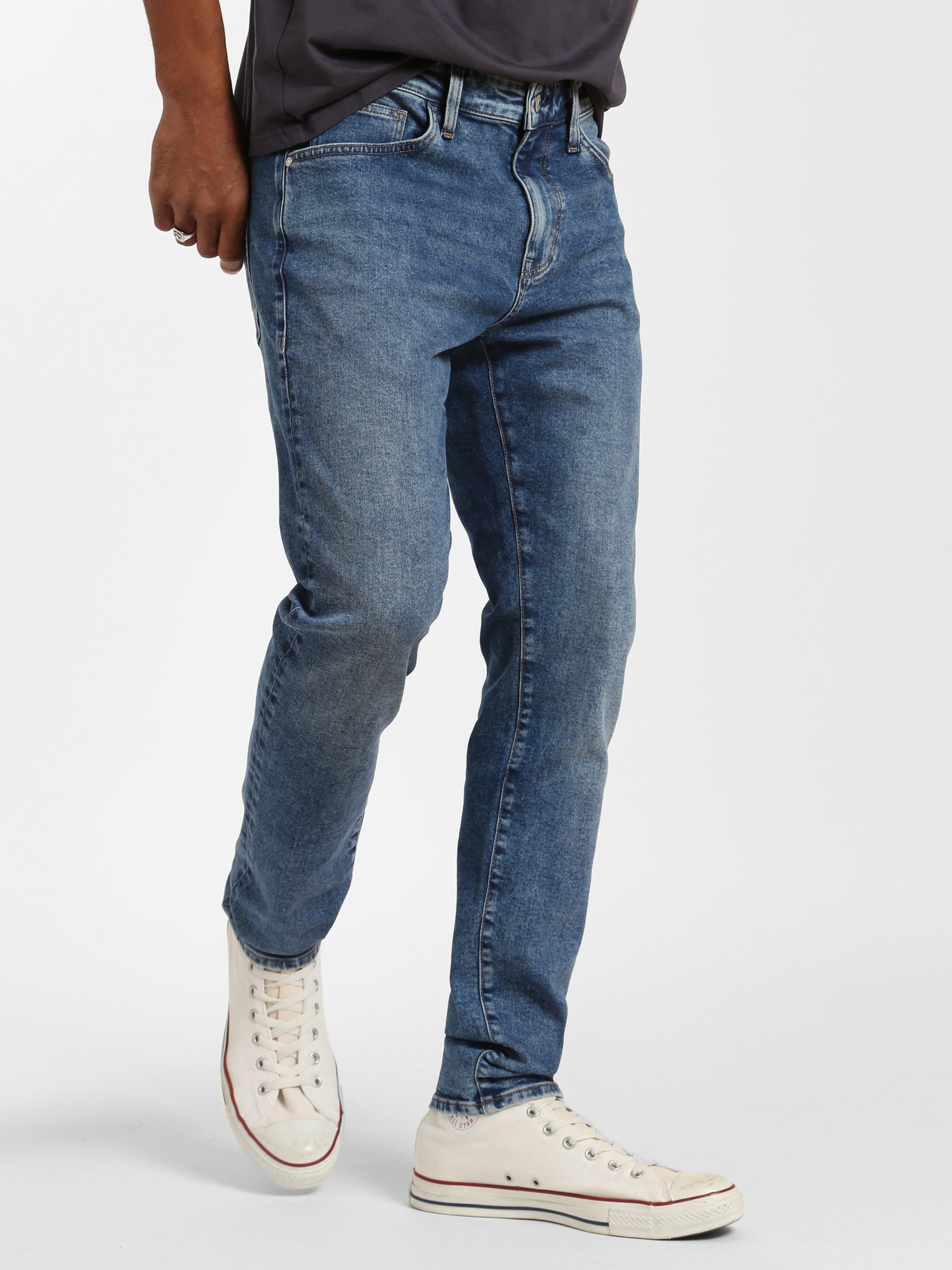 Clark Skinny Jeans in Indigo Vintage - BROOKLYN INDUSTRIES