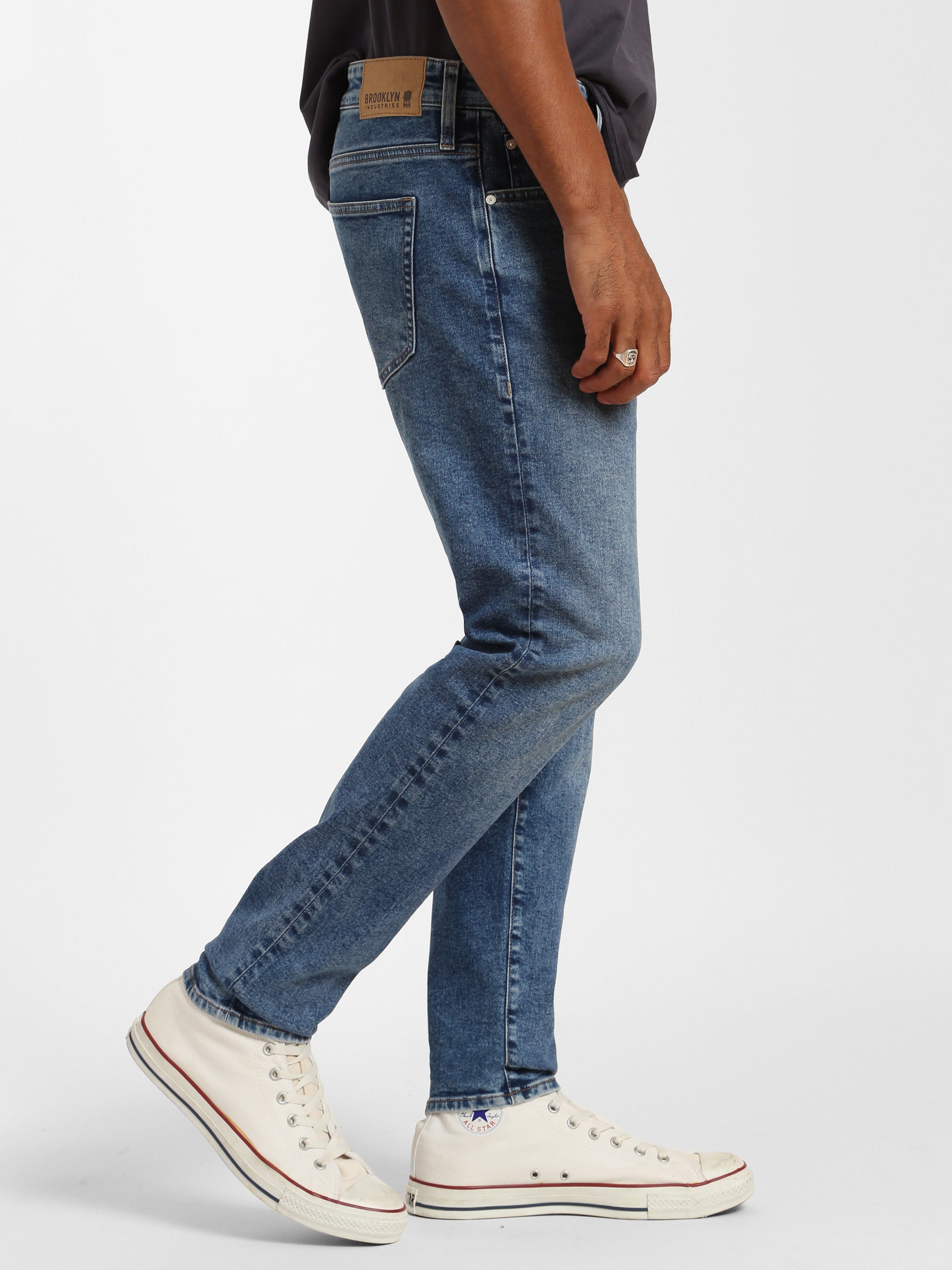 Clark Skinny Jeans in Indigo Vintage - BROOKLYN INDUSTRIES