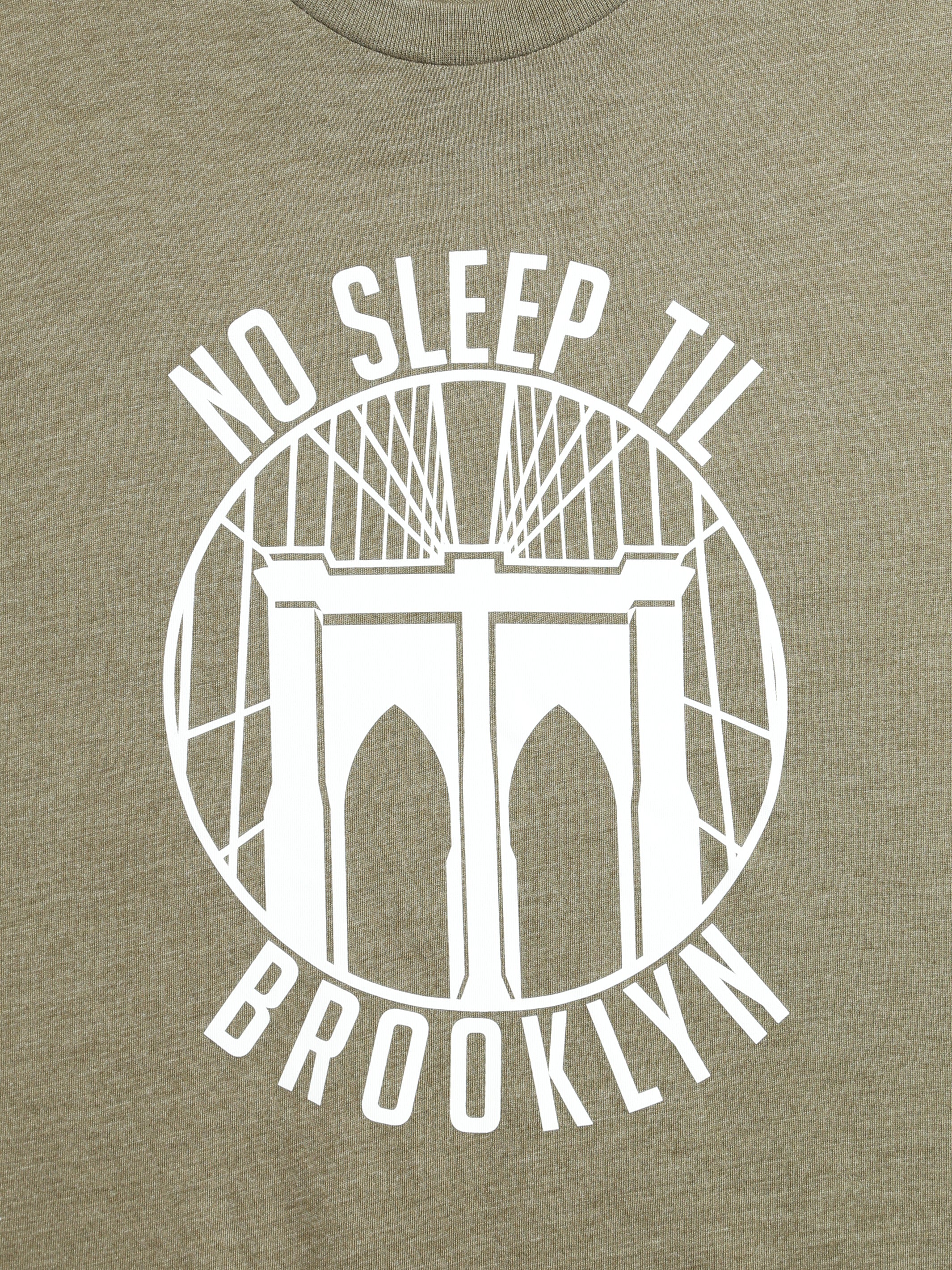 Men's Round No Sleep T-Shirt - BROOKLYN INDUSTRIES