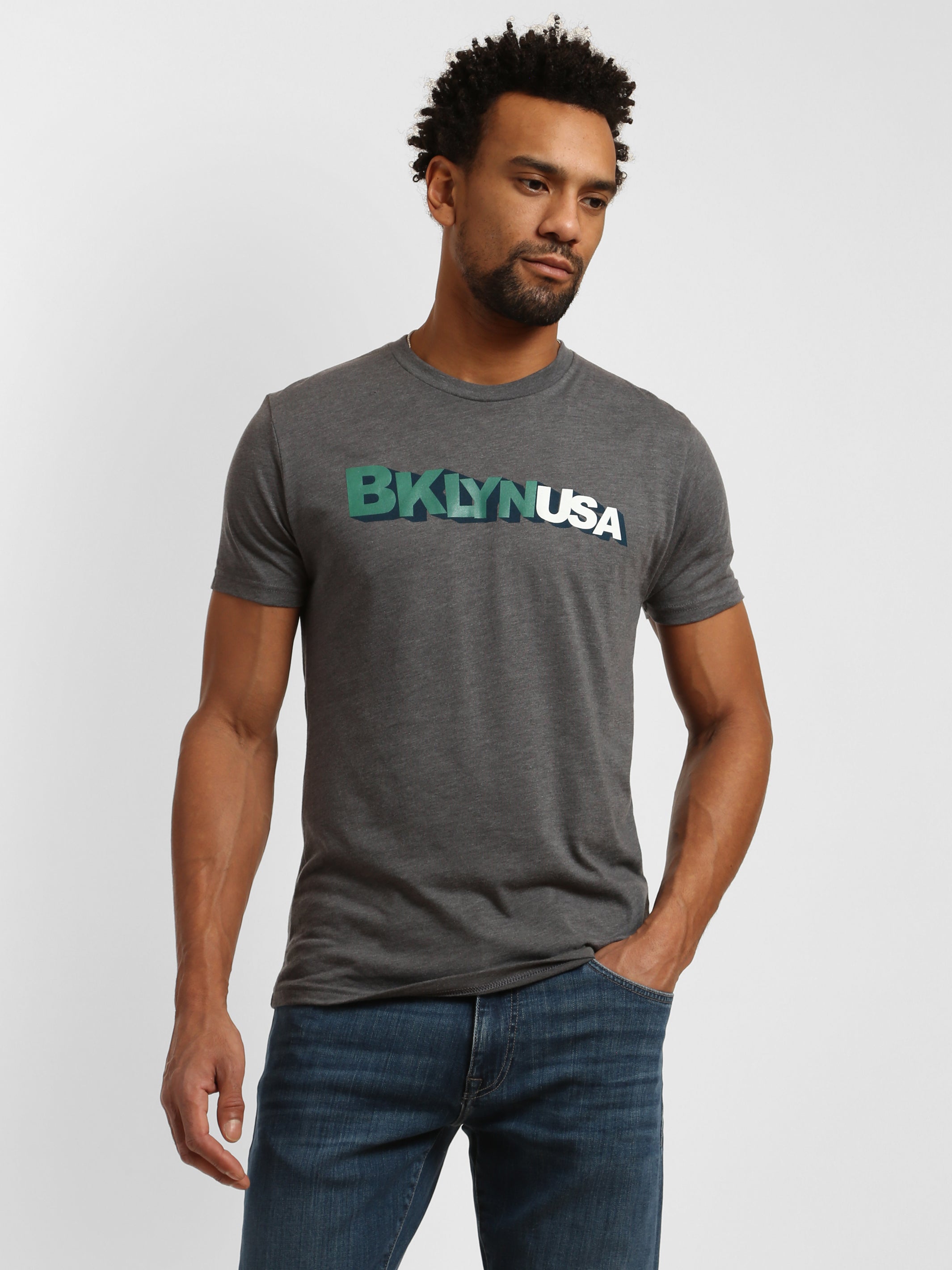 Men's BKLYN USA T-Shirt - BROOKLYN INDUSTRIES